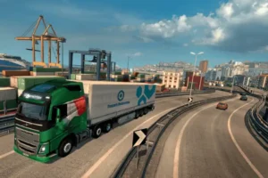 لقطة شاشة 1 من تحميل لعبة Euro Truck Simulator 2 للكمبيوتر وللاندرويد من ميديا فاير